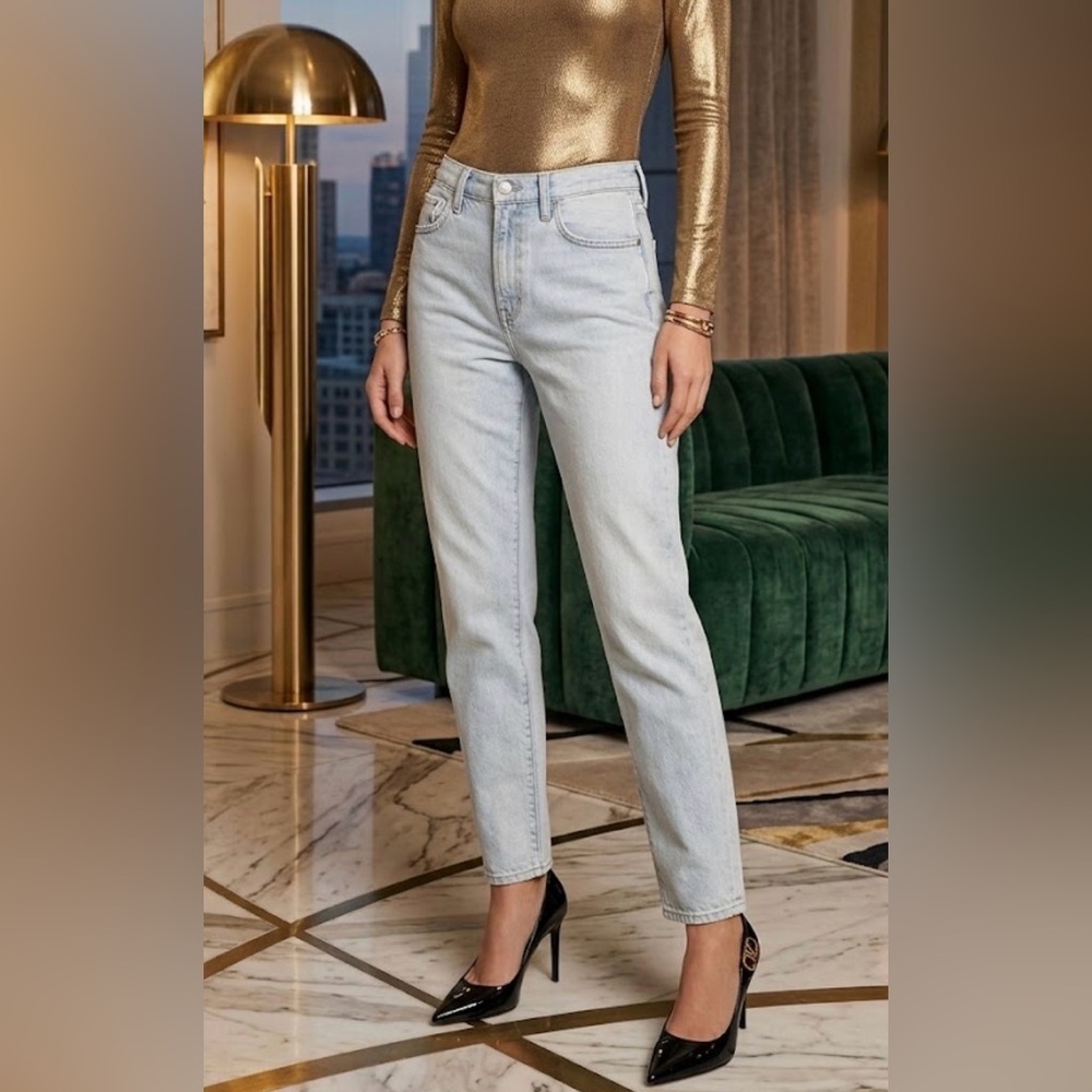 Madewell High Rise Light Wash Jeans
